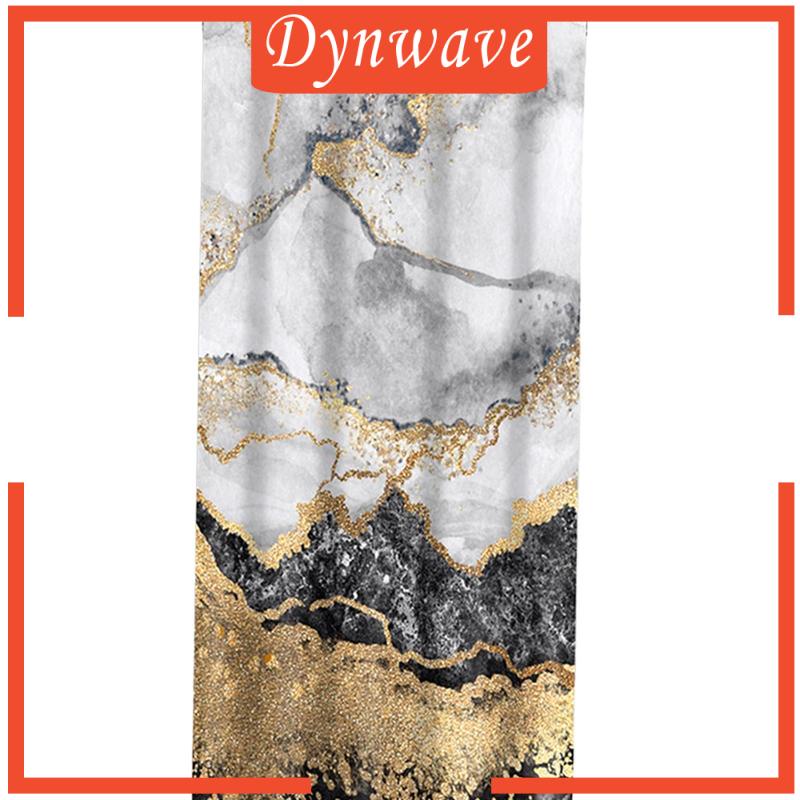 Set 2 Rèm Cửa Họa Tiết Đá Cẩm Thạch Hiện Đại Dành Cho Cửa Sổ / Quán Cà Phê