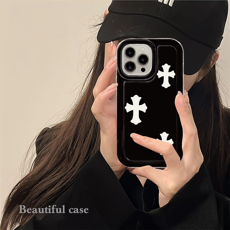 Ốp Điện Thoại TPU Silicon Mềm Chống Sốc Màu Đen Đơn Giản Cho IPhone 14 13 11 12 Pro XS Max X XR 7 + 8 Plus