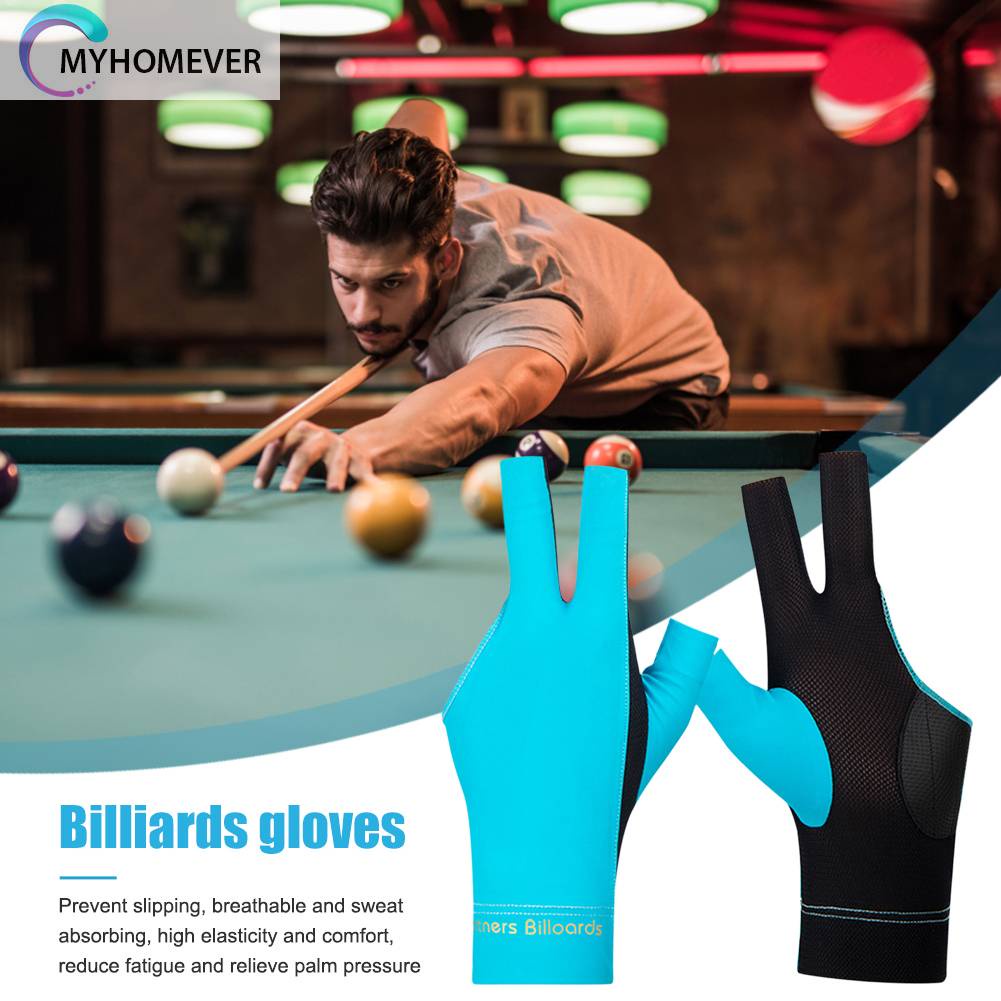 1 Đôi Găng Tay Hở Ngón Chống Trượt Trọng Lượng Nhẹ Dùng Để Luyện Tập Bida