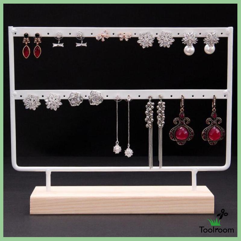 Giá Đỡ Trưng Bày Bông Tai Bằng Sắt Màu Đen Cỡ Lớn Tiện Dụng