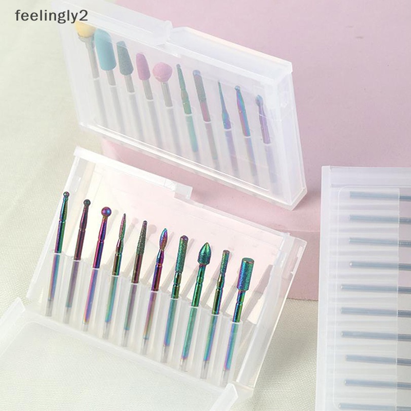 Bộ 10 Mũi Khoan Kim Cương Mài Móng Tay Chuyên Dụng