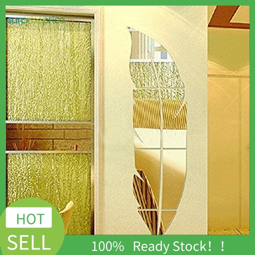 Sticker Dán Tường Họa Tiết 3D Hình Lông Vũ Dùng Trong Trang Trí Nhà