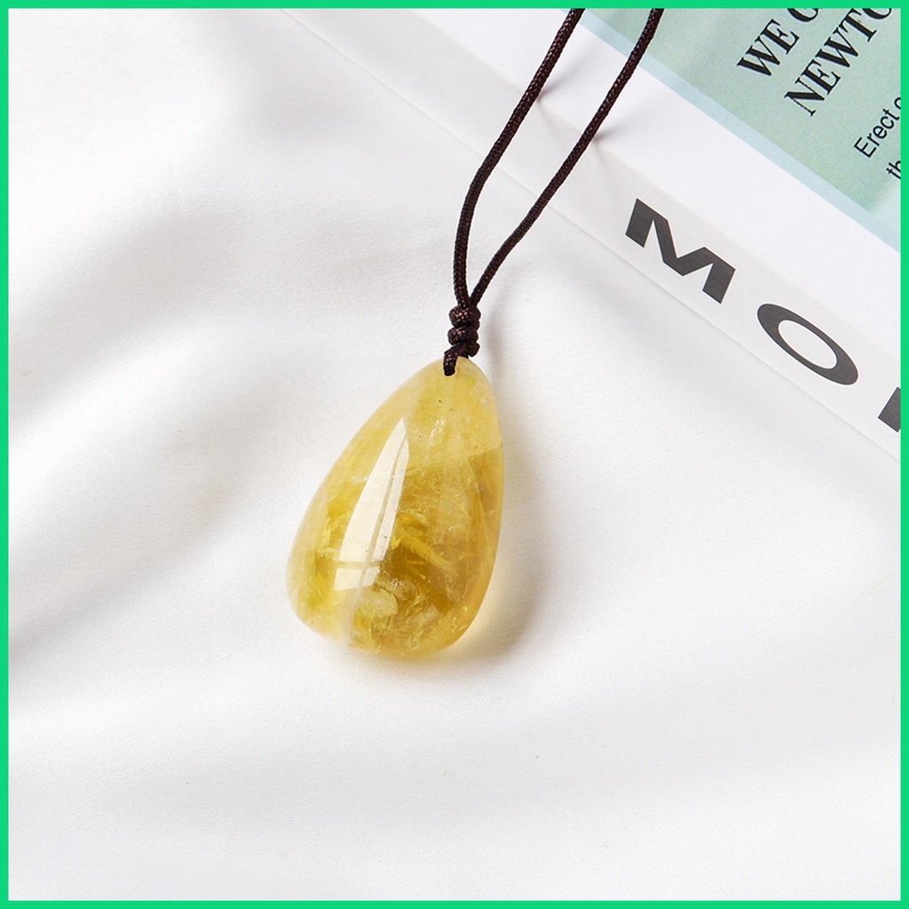 Vòng cổ Mặt Đá Pha Lê Vàng Thời Trang Dành Cho Nữ