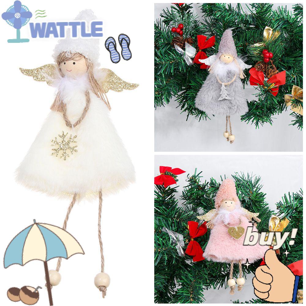 WTTLE Phụ Kiện Treo Trang Trí Cây Thông Giáng Sinh Hình Thiên Thần Dễ Thương