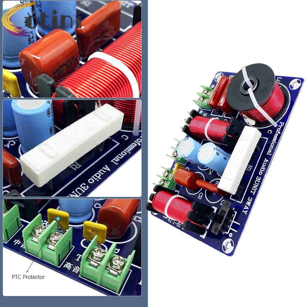 Bộ Chia Tần Số Lọc Âm Bass Trung Bình 3 Chiều 250W Cho Loa