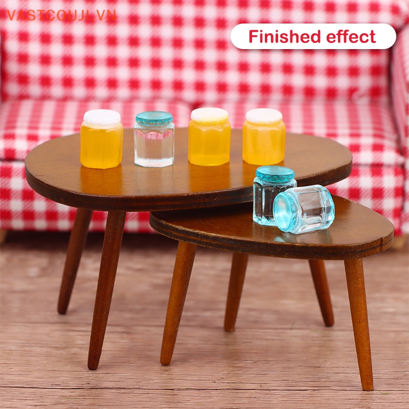 Mô Hình Bình Nước Uống Mật Ong DIY Bằng Silicon Tỉ Lệ 1: 12 Trang Trí Nhà Búp Bê