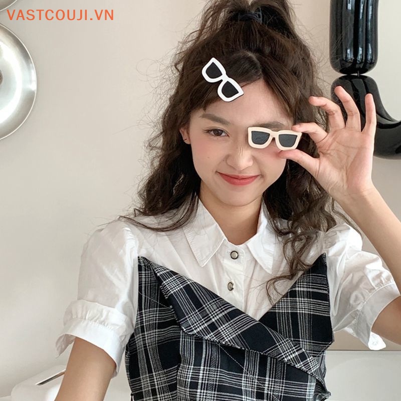 Kẹp Tóc Hình Mắt Kính Thời Trang Hàn Quốc Ngọt Ngào Cho Nữ