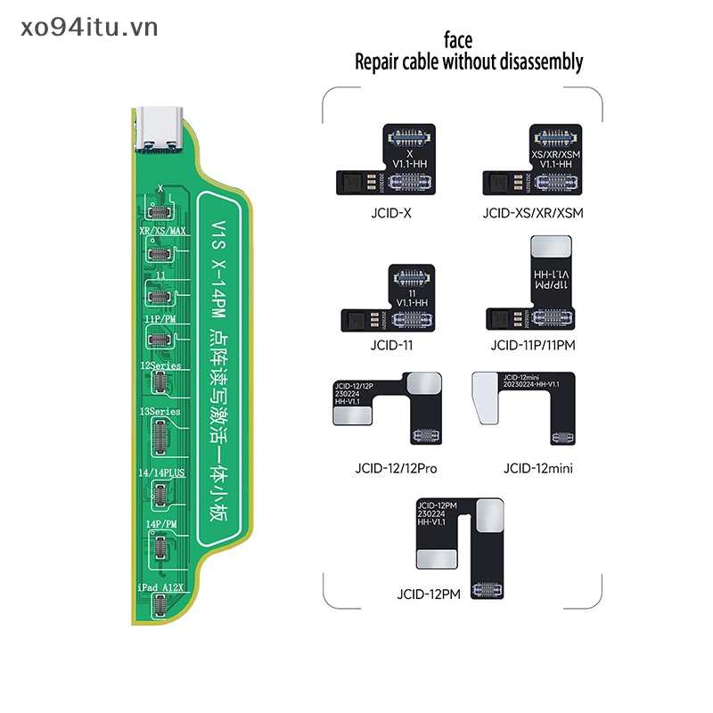 Dây Cáp Thẻ ID Sửa Chữa Cho IPhone X XR XS MAX 11 12 PRO MAX