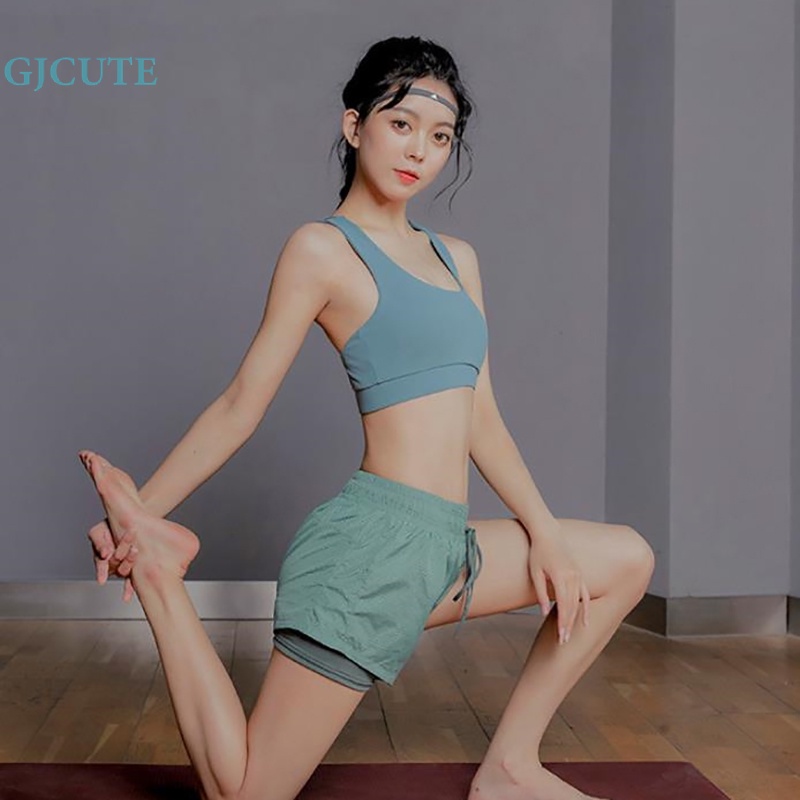 Quần Short Thể Thao Lưng Cao Dáng Rộng Khô Nhanh Chống Trượt Thoáng Khí Thời Trang Mùa Hè Cho Nữ