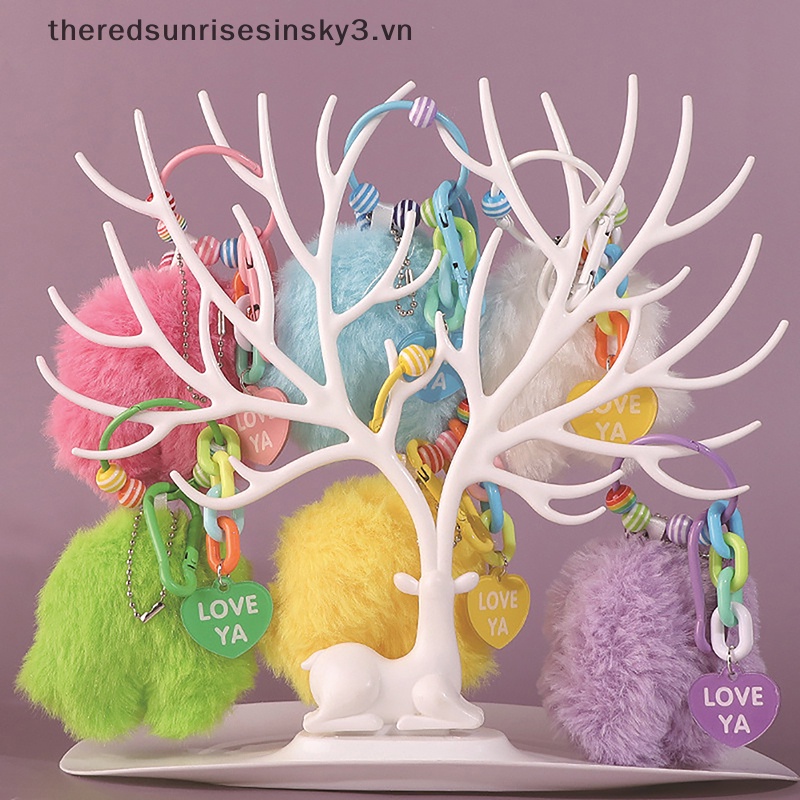 Móc Khóa Hình Kỳ Lân Nhồi Bông Nhiều Màu Sắc