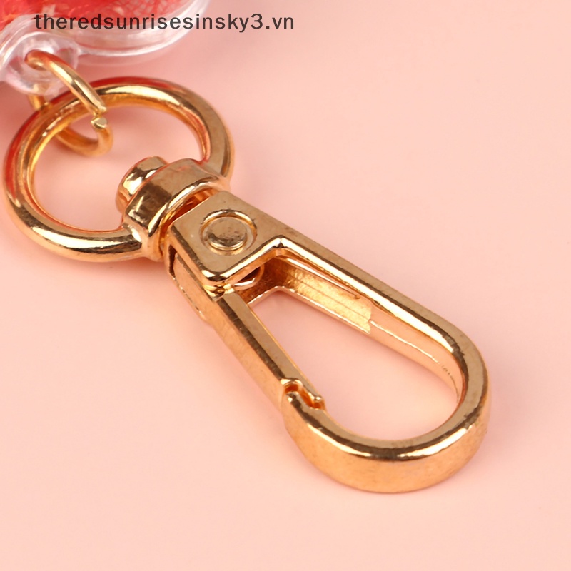 # # Móc Chìa Khóa Xe Hơi / Túi Xách Trang Trí Hình Hoa Hồng / Trái Tim Thời Trang Thích Hợp Làm Quà Tặng Cho