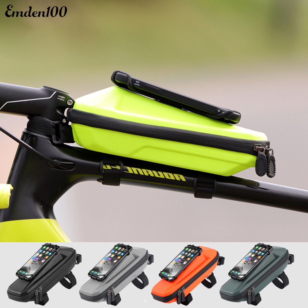 [EMDEN] Túi Đựng Điện Thoại Di Động Đa Năng Khóa Kéo Nhỏ Gọn Ổn Định Chống Thấm Nước Có Thể Xoay Cho Xe