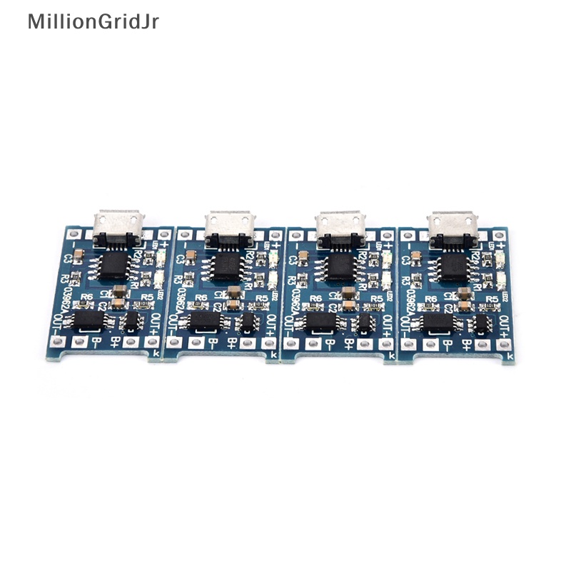 Bộ 4 Bảng Mạch Sạc micro usb 1A 18650 5V JR