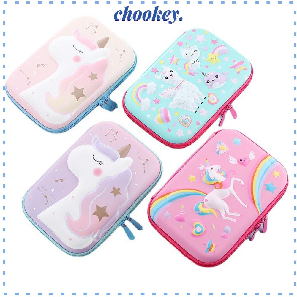 CHOOKEY Túi Đựng Bút EVA Chống Thấm Nước Dễ Thương