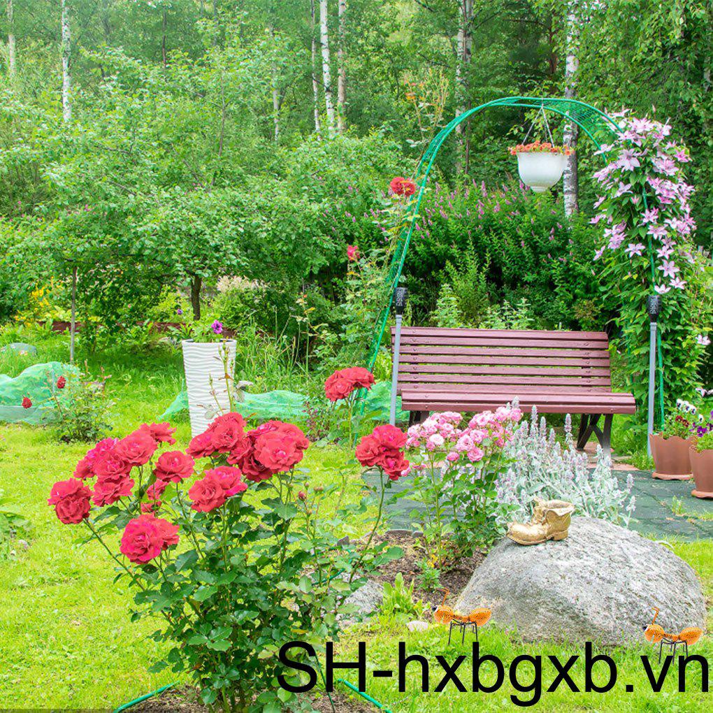 Bộ 4 Món Đồ Trang Trí Vườn Bằng Sắt Và Kim Loại Đẹp Mắt