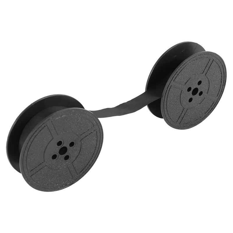 Bộ 2 Cuộn Ruy Băng Đôi Ruy Băng Mực In Họa Tiết Cho Hầu Hết Các Loại Máy Đánh Chữ (Đỏ Đen)