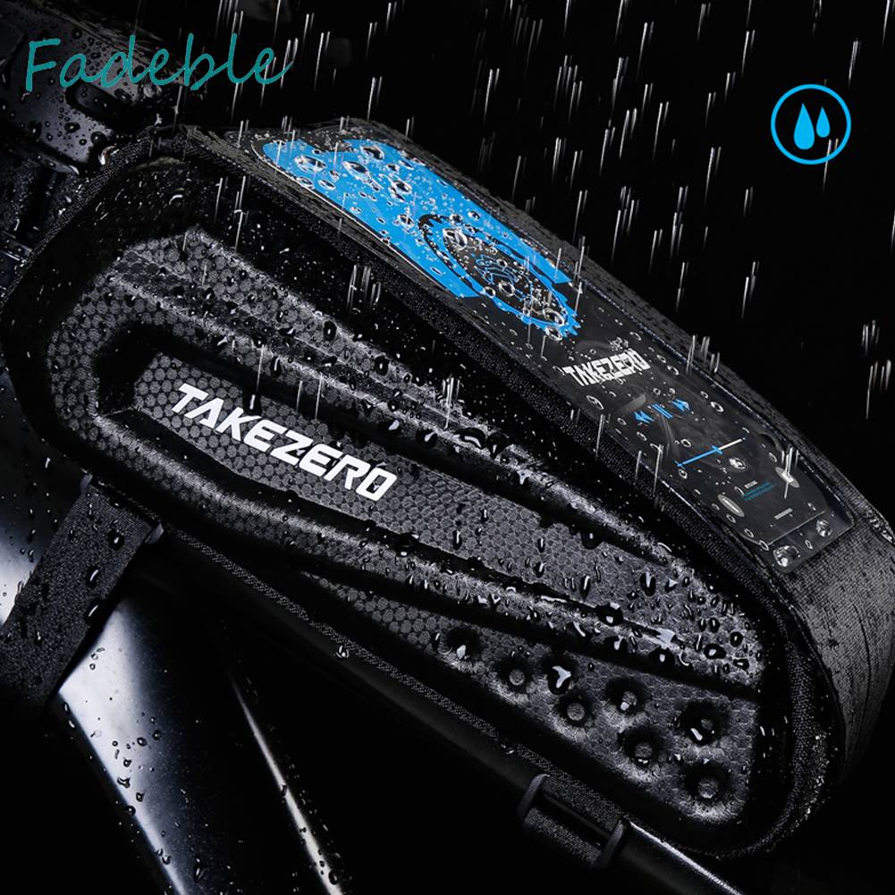 Túi Đựng Đồ Dùng 1L Thiết Kế Vỏ Nắp Lật Gắn Khung Xe Đạp Leo Núi Tiện Dụng