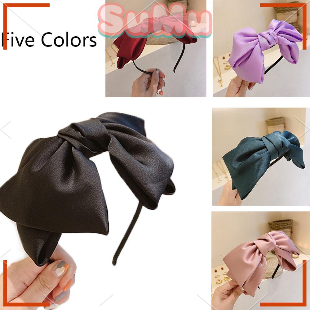 SUMU Băng Đô Thắt Nút Phong Cách Retro Dễ Thương Dành Cho Nữ