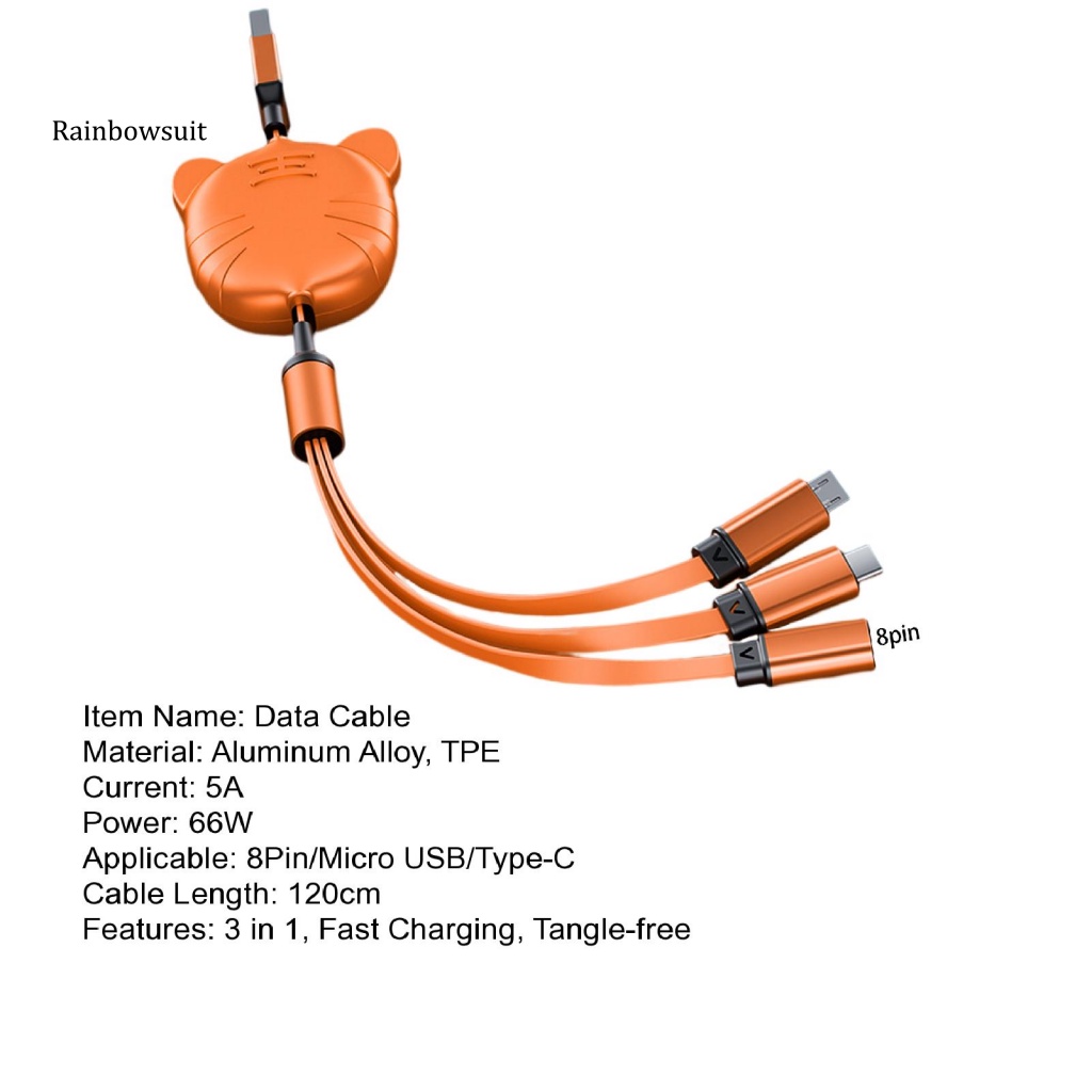 Cáp Sạc Micro USB Type-C 8Pin An Toàn Cho Điện Thoại