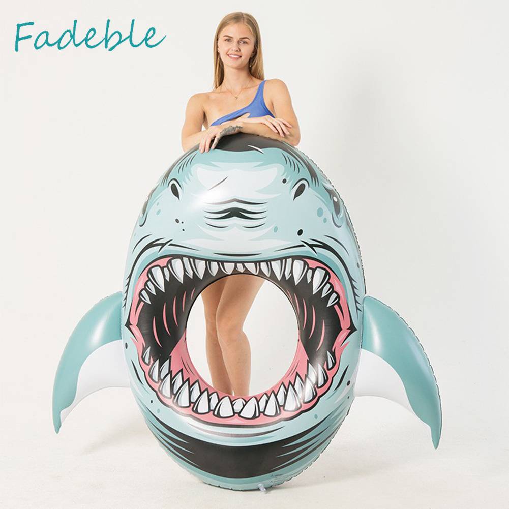 Phao Bơi Bơm Hơi Hình Cá Mập Dành Cho Trẻ Em Và Người Lớn
