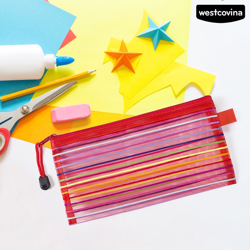 [WSTN]✎Set 2 Túi Lưới Đựng Bút Đa Năng Tiện Dụng Chất Lượng Cao