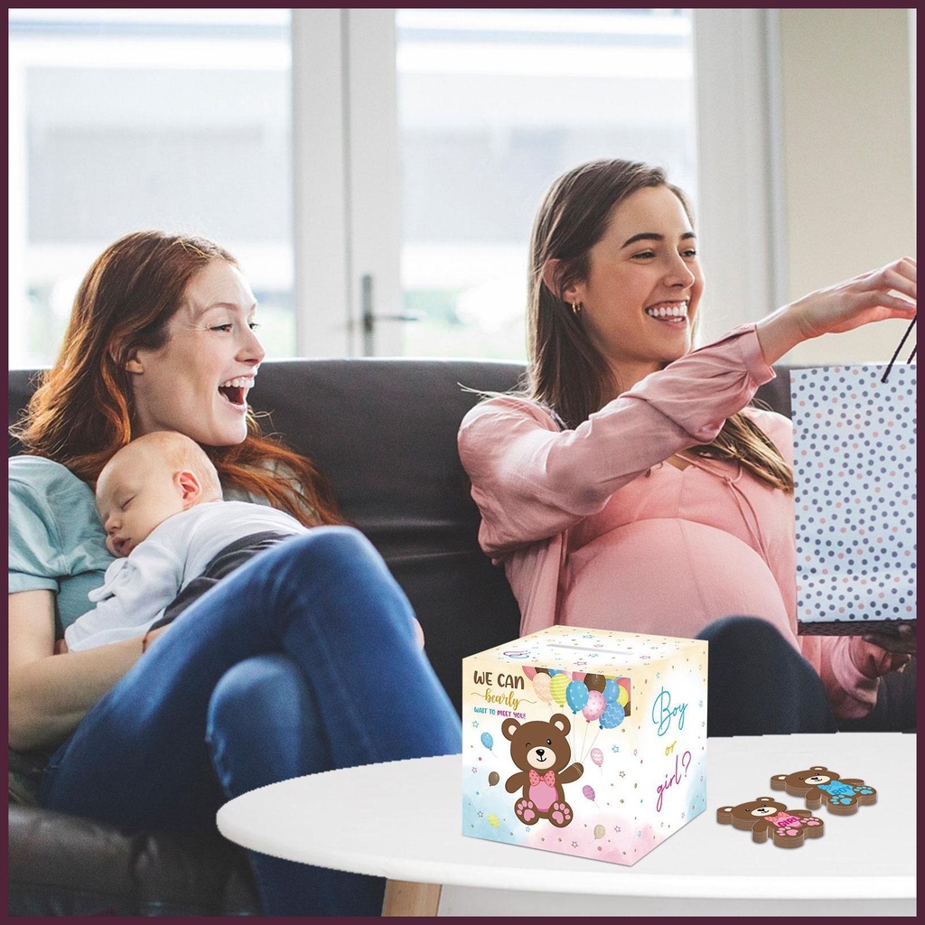 Hộp Giấy Đựng Đồ Chơi Cast Your Vote Gender Đoán Trò Chơi Độc Đáo