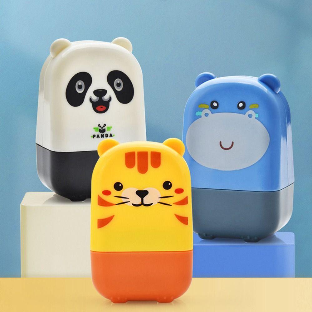 PEWANY Con Dấu Lăn Tự Đóng Dấu Riêng Tư Hình Động Vật Di Động Cho Văn Phòng