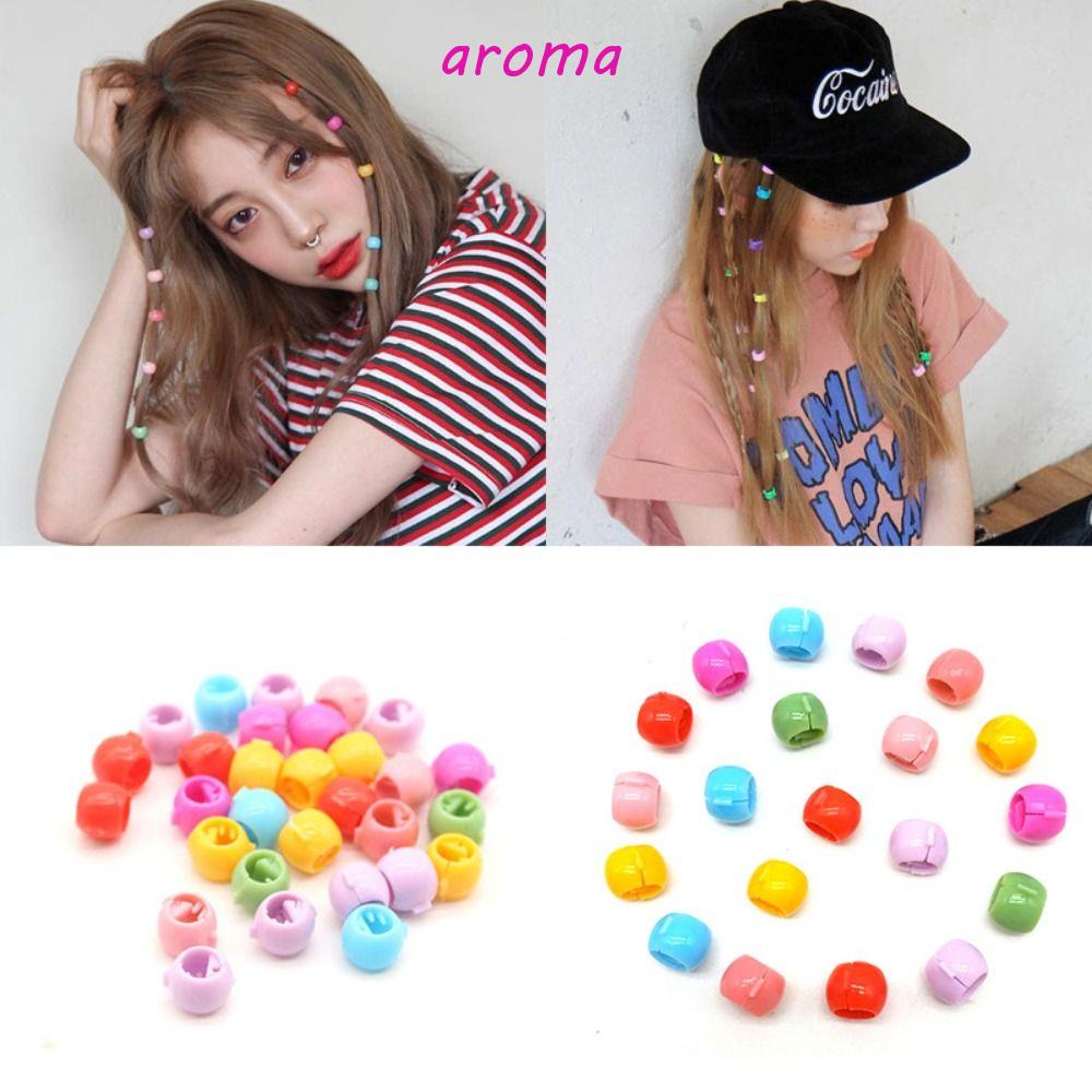 AROMA Bộ 40 Kẹp Nhựa Mini Nhiều Màu Sắc Dùng Tạo Kiểu Tóc Thời Trang
