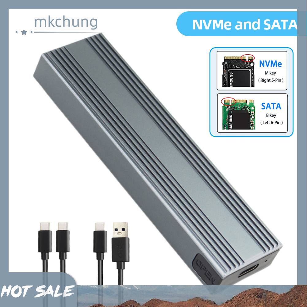 Ổ Cứng Giao Thức Kép M.2 NVME SATA 5 / 10Gbps Cho 2230 / 2242 / 2260 / 2280 SSD