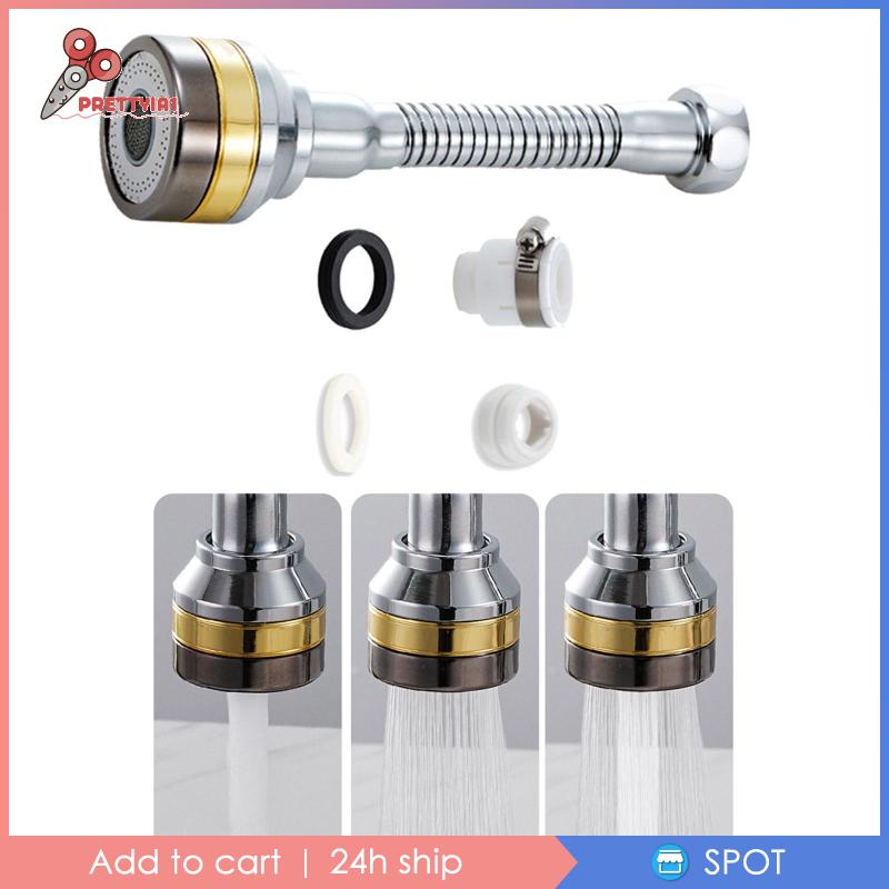 Vòi Nước Nối Dài Linh Hoạt Xoay 360 Độ 3 Chế Độ Tiện Dụng Cho Bồn Rửa Nhà Bếp