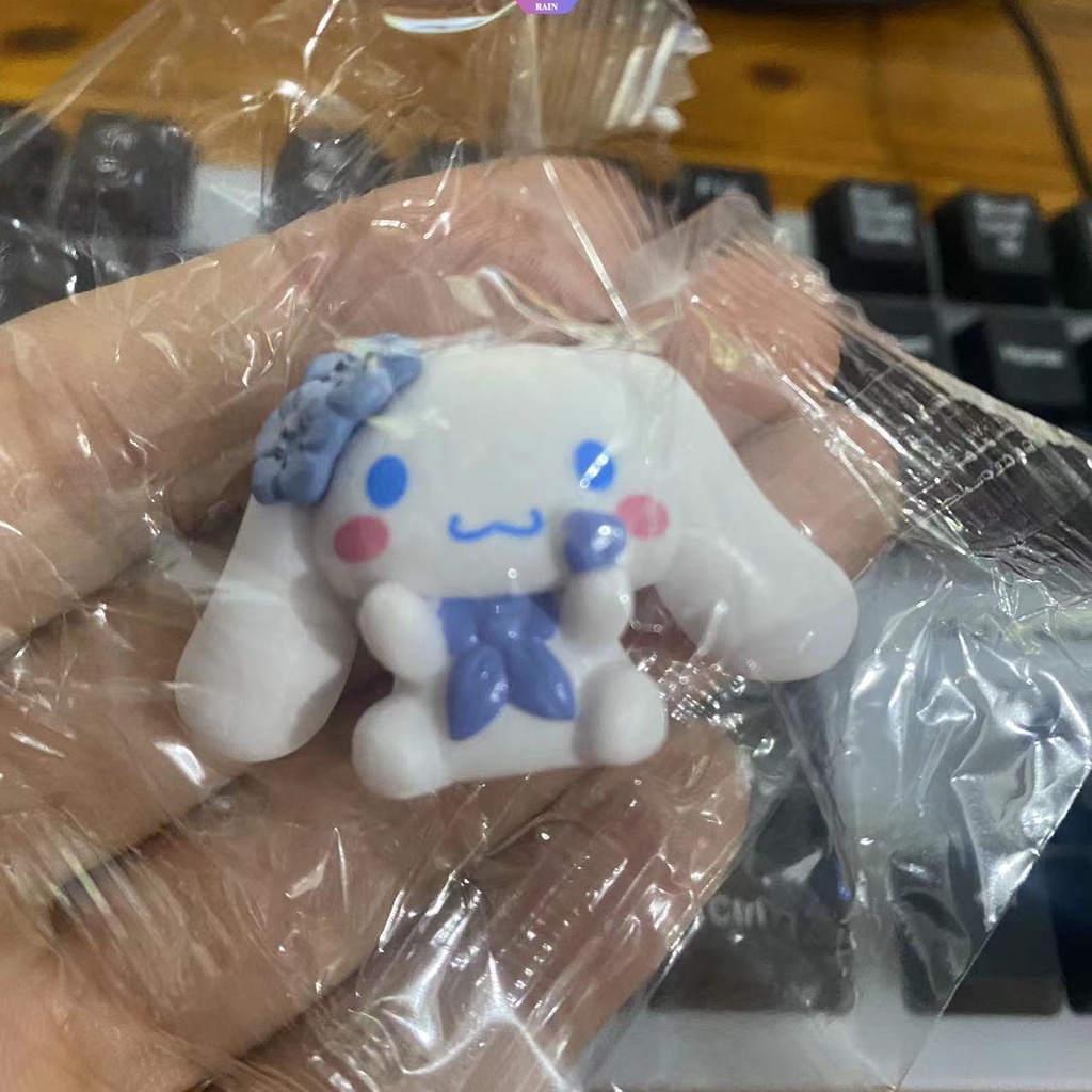 SANRIO Set 5 Mô Hình Đồ Chơi Nhân Vật Hoạt Hình Cinnamoroll Bằng PVC Làm Thủ Công Trang Trí Phòng Bé