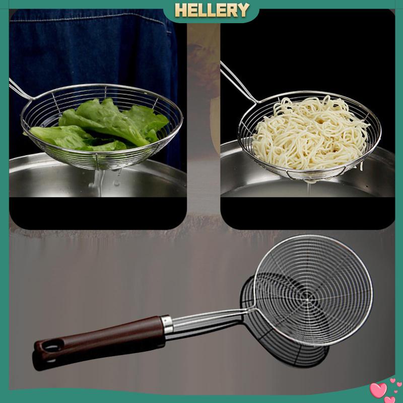 Vá Lưới Vớt Mì Bằng Thép Không Gỉ Tiện Dụng Cho Nhà Bếp