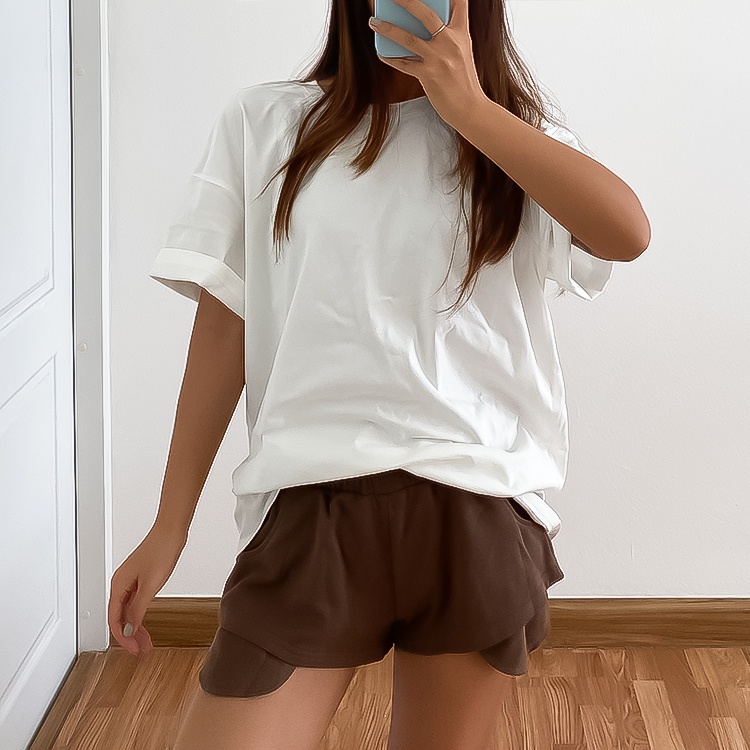 Áo Thun Thể Thao Tay Ngắn Dáng Rộng Thoáng Khí Thời Trang Cho Nữ