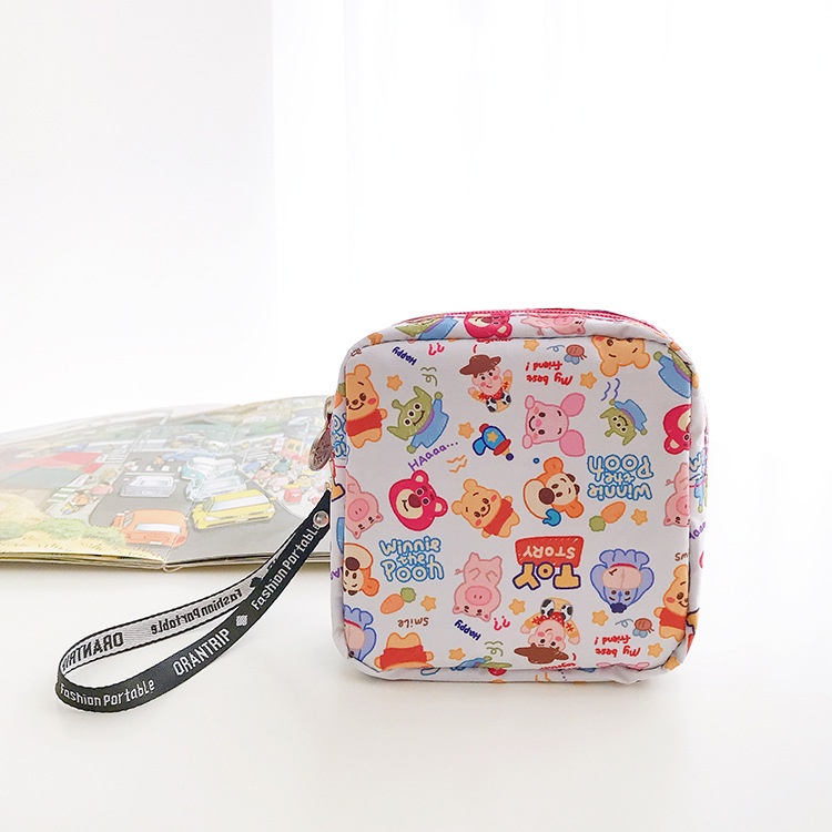 Túi Đựng Đồ Sức Chứa Lớn Họa Tiết Hoạt Hình Dễ Thương Túi Đựng Đồ Đa Năng Tiện Lợi