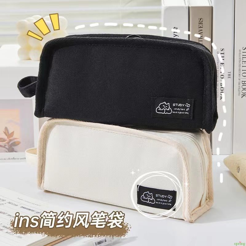 ⚡VẬN CHUYỂN NHANH CHÓNG⚡⚡ Hộp đựng Bút Chì Dung Lượng Lớn Hộp đựng Văn Phòng đa Chức Năng Cho Học Sinh Hộp Lưu Trữ 2023 Học Sinh Cấp 2 Phổ Biến Túi đựng Bút đơn Giản