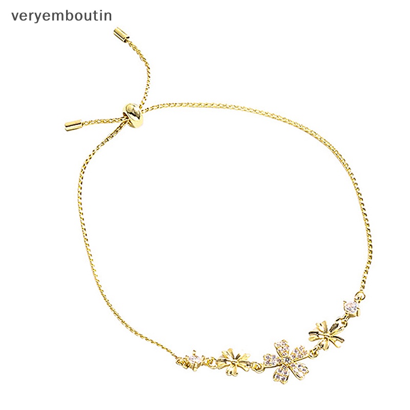 Vòng Tay Đính Đá Opal Màu Sắc Tinh Tế Có Thể Điều Chỉnh Kích Thước Dành Cho Nữ