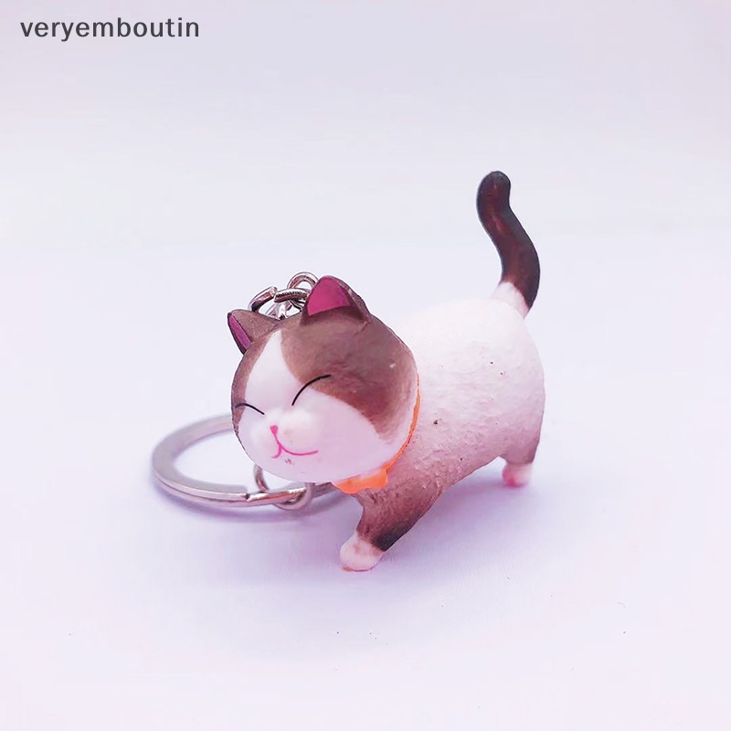 Móc Khóa Kim Loại Hình Mèo Dễ Thương