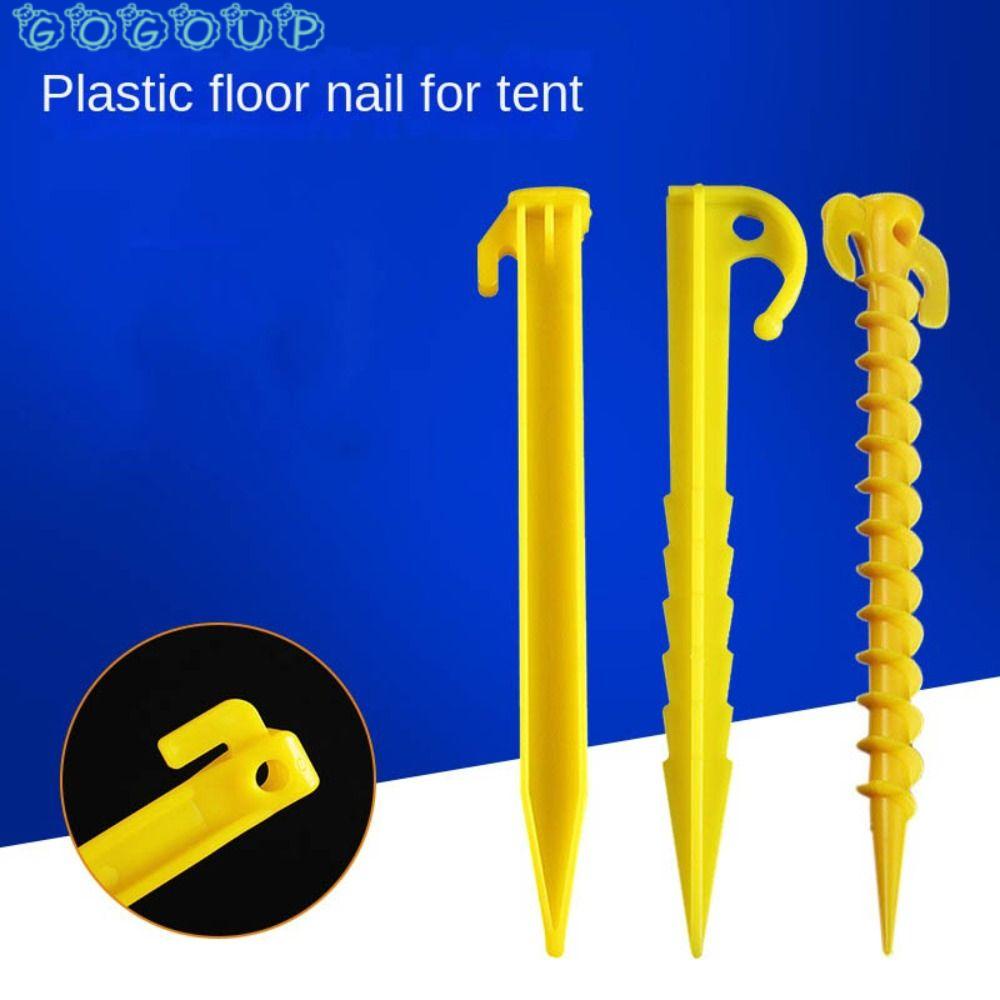 GOGOUP Set 5 / 10 Cọc Dựng Lều Cắm Trại Chuyên Dụng Chất Lượng Cao