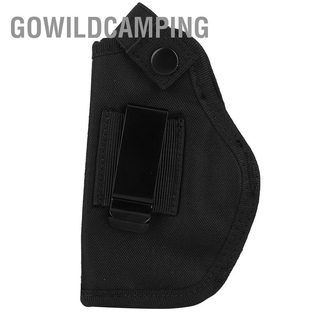 GoWildCamping Giấu Mang Đen Vải Oxford Súng Ngắn Bao Da Thắt Lưng Cầm Tay Tàu Sân Bay