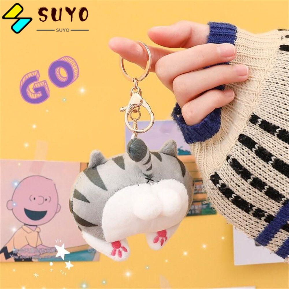SUYO Đồ Chơi Con Quay Hình Mèo Nhồi Bông Mềm Dễ Thương Cho Học Sinh