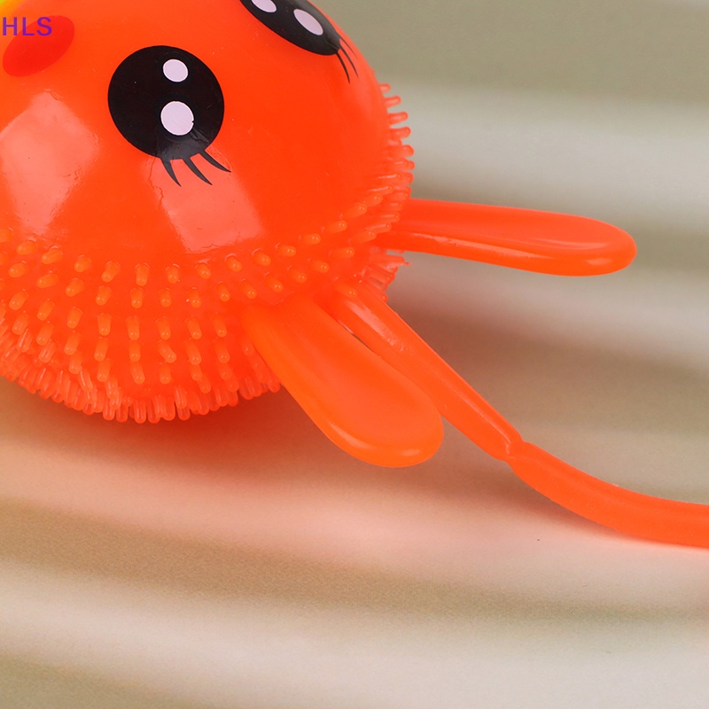 [HLS] Đồ Chơi Bóng Mềm Co Giãn Hình Thỏ Phát Sáng Nhiều Màu Sắc Cho Bé