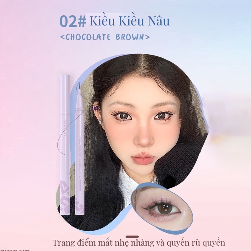 Bút Kẻ Mắt Và Mascara Dạng Lỏng Chống Thấm Nước Không Nhòe JP6