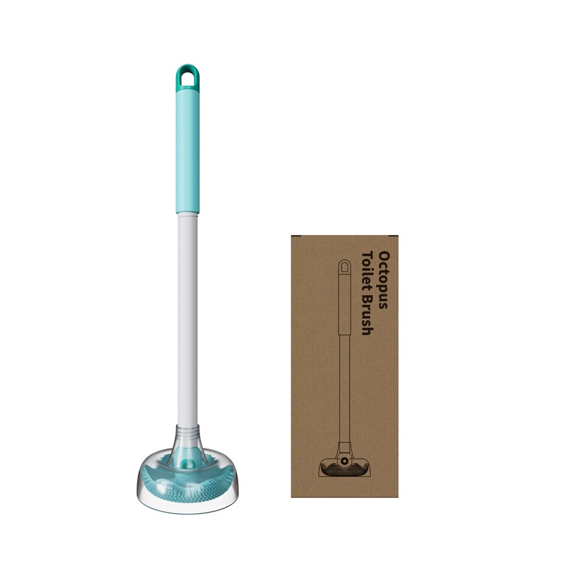 Bàn Chải Vệ Sinh toilet Hình Bạch Tuộc Có Tay Cầm Tiện Dụng