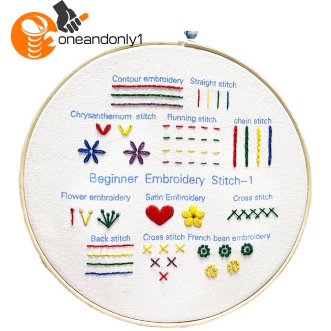 Bộ 3 Dụng Cụ Thêu Tay Chữ Thập Cho Người Mới Bắt Đầu