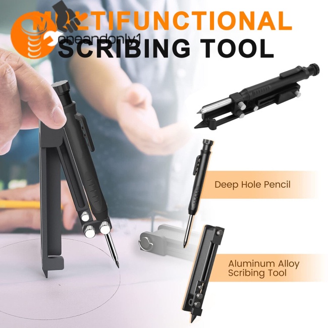 Thước Đo Gỗ Trọng Lượng Nhẹ Đa Năng Có Kẹp Tùy Chỉnh Tiện Dụng