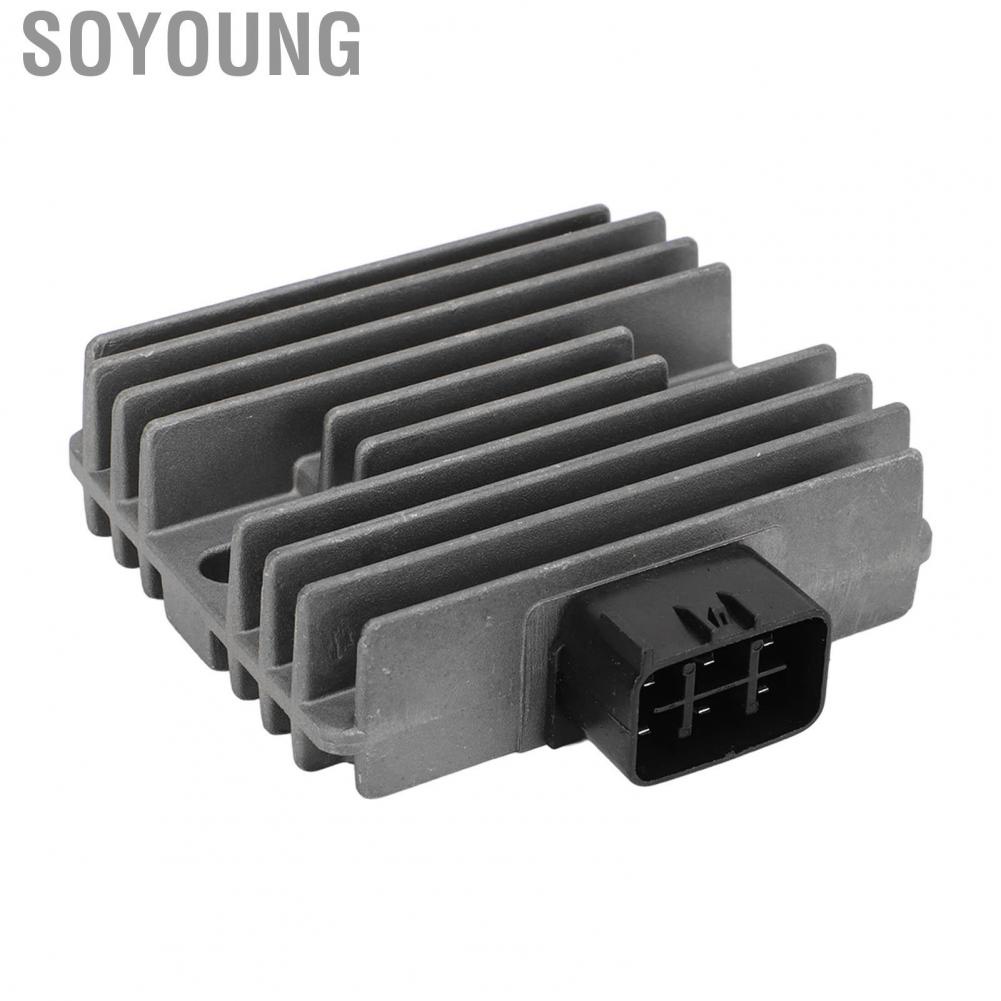 Soyoung 21066‑0030 Aluminium Alloy Voltage Rectifier Easy Operation Motorcycle Regulator Befitting for Motorbike