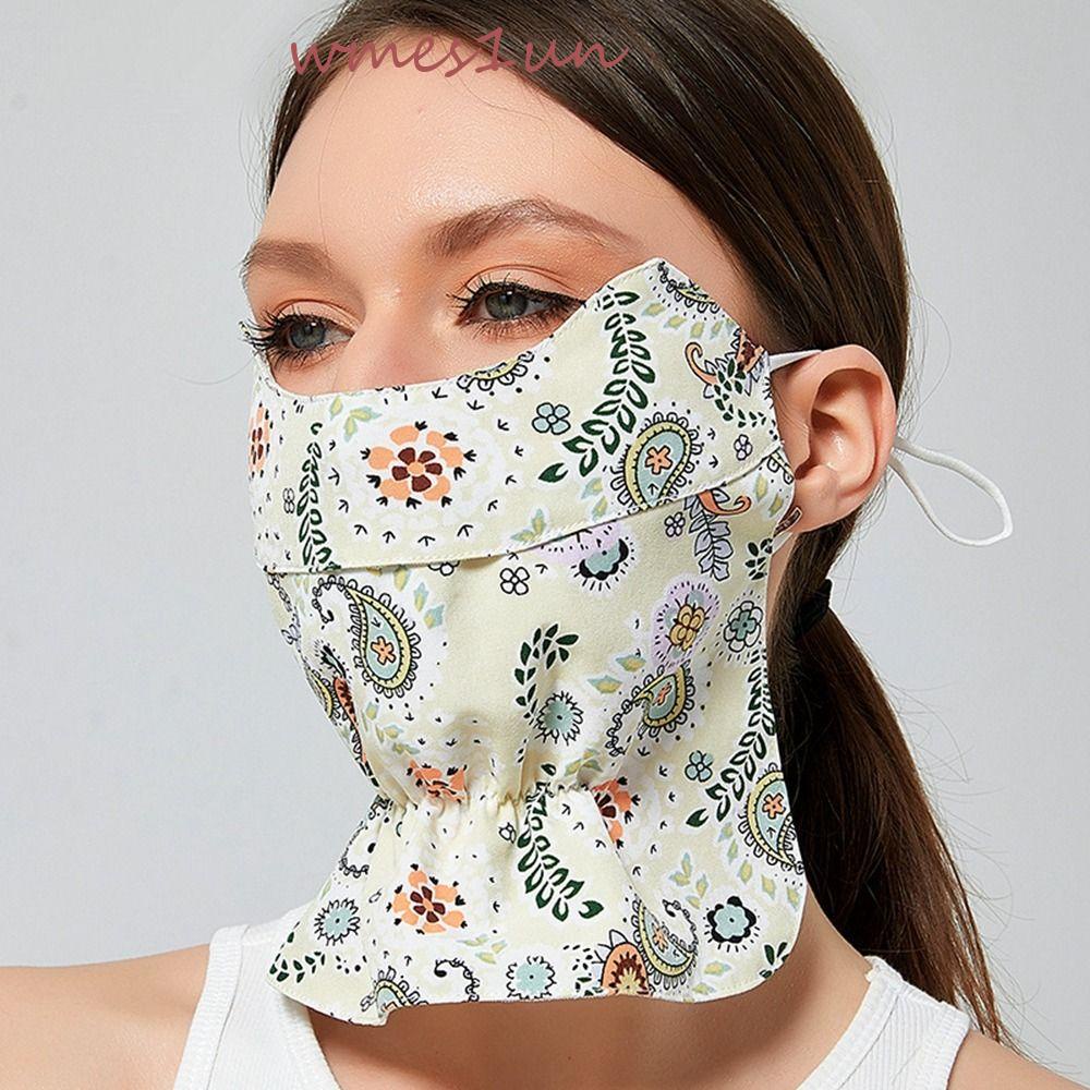 WMES15H Mặt Nạ Chống Nắng Chống Tia UV Co Giãn Bảo Vệ Mắt Cổ Dùng Khi Lái Xe