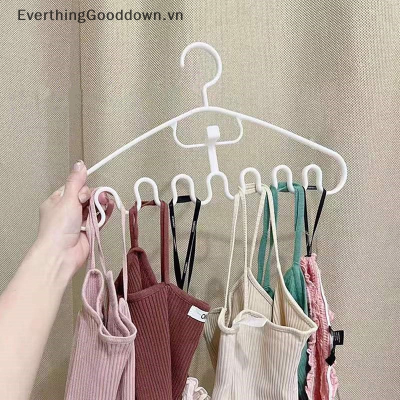 Everthinggooddown 1 Thanh treo móc quần áo Bằng Nhựa Nhiều Cổng Tạo Sóng vn