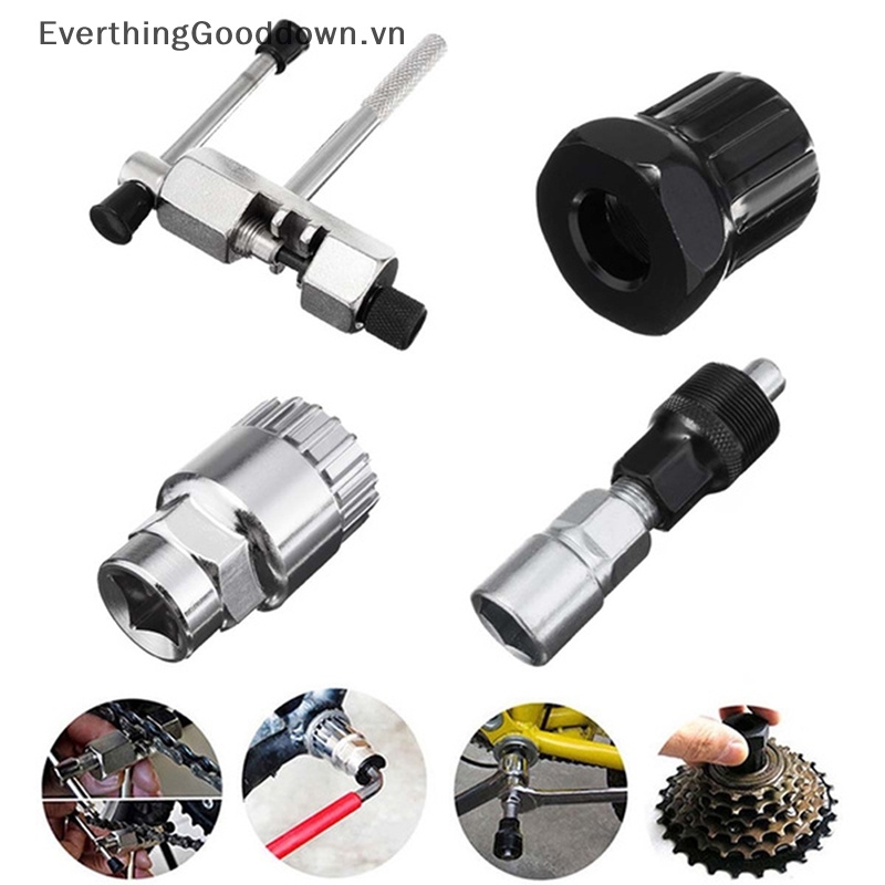 Bộ 4 Dụng Cụ Sửa Chữa Xe Đạp Leo Núi Tiện Lợi