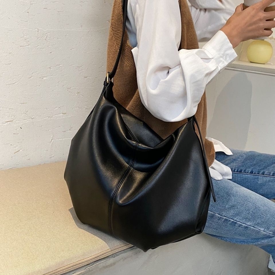 Túi Xách Da Mềm Cỡ Lớn Thời Trang Đơn Giản Cho Nữ